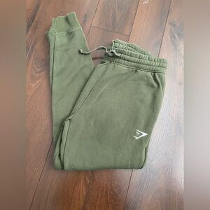 Gymshark men’s medium sweatpants joggers pants green bottoms gym shark
